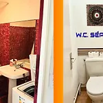 公寓 Centre Et F1 Calme Vue Parc Parking Gratuit 比亚里茨