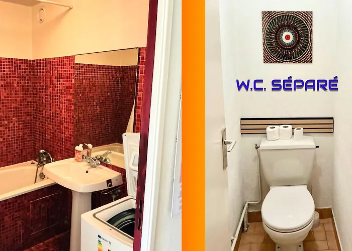 Apartament Centre Et F1 Calme Vue Parc Parking Gratuit Biarritz